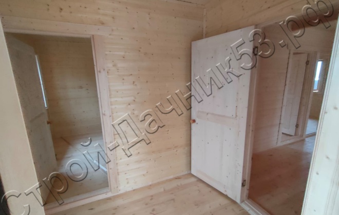 4 Каркасно-щитовой дом  Д-23, 9х9м, 81  М², Калужская область, Боровский район, СНТ «Свобода-66». (3)